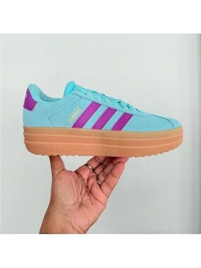 Adidas VL Court Bold Platform Sneakers Size 6Y/ 7 Women